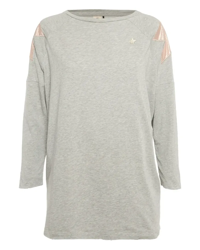 Elisabetta Franchi star-patch T-shirt - Grau Grau