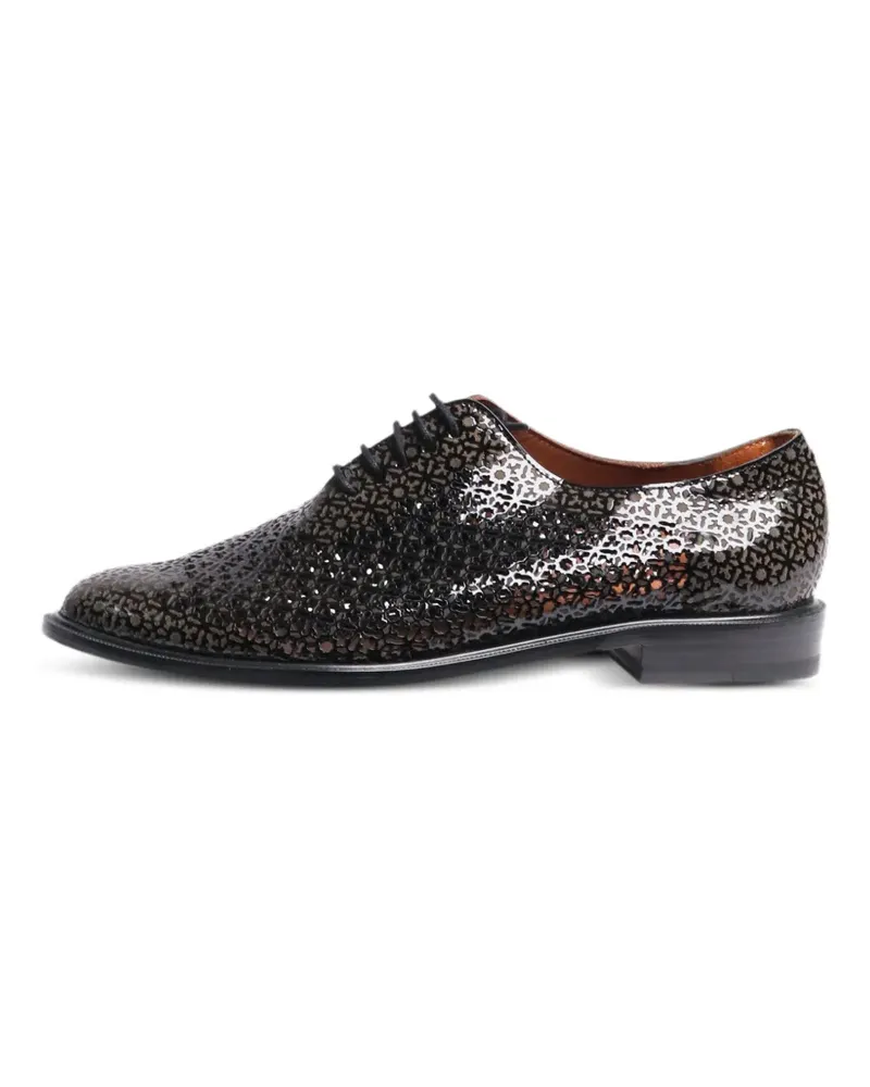 Robert Clergerie Schuhe mit Laser-Cuts - Schwarz Schwarz