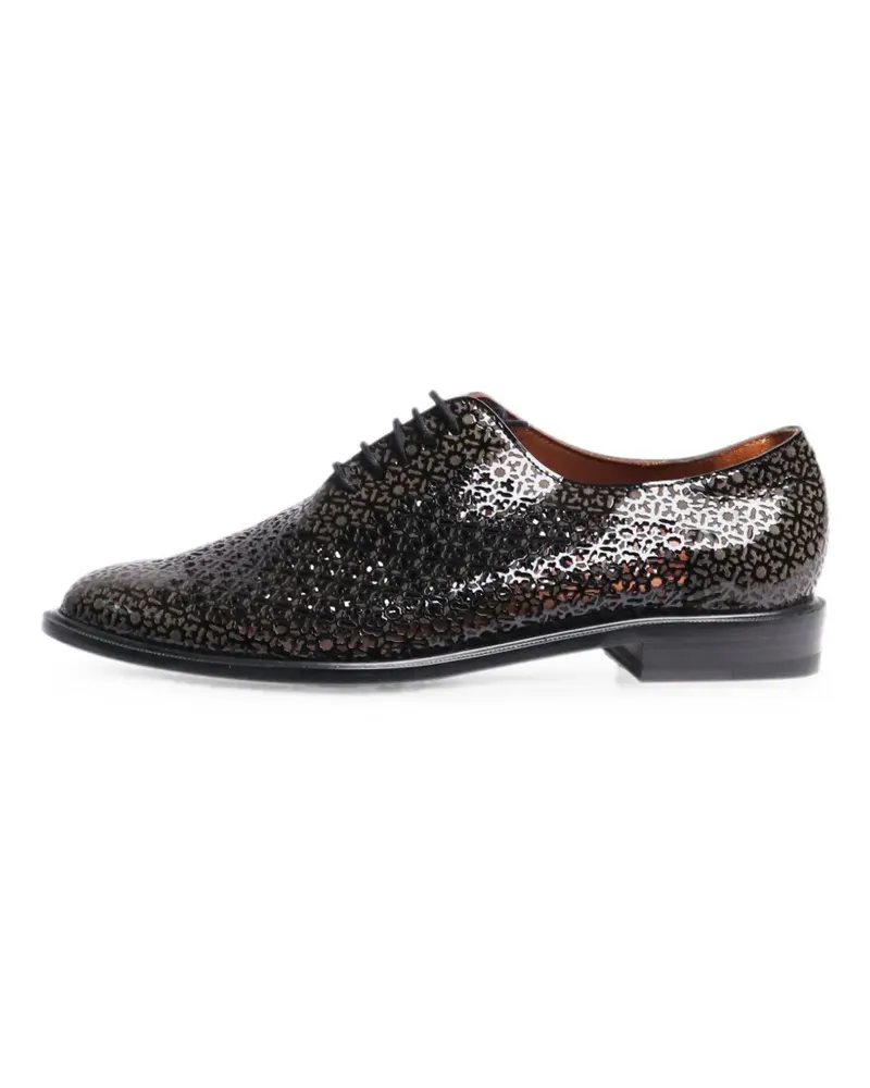 Robert Clergerie laser-cut shoes - Schwarz Schwarz