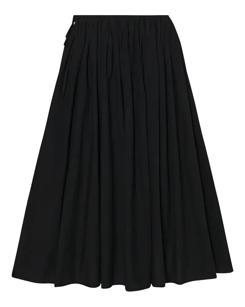 The Row drawstring pleated skirt - Schwarz Schwarz