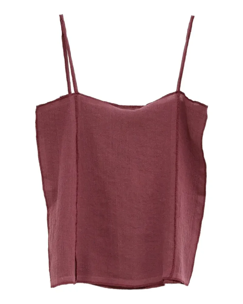 Baserange Shok exposed-seam camisole top - Violett Violett