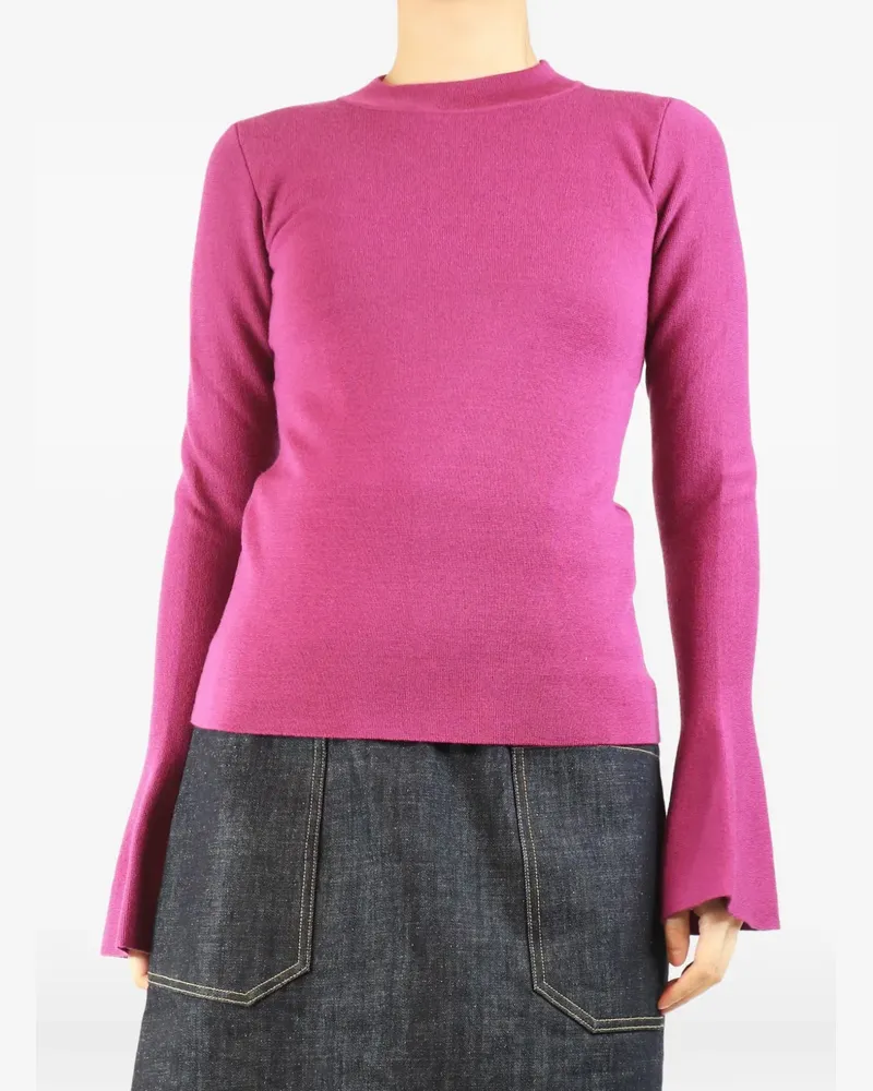 DESTREE flare-sleeved sweater - Violett Violett