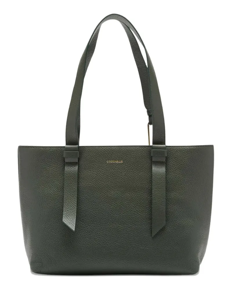 Coccinelle Malory textured tote bag - Grün Grün