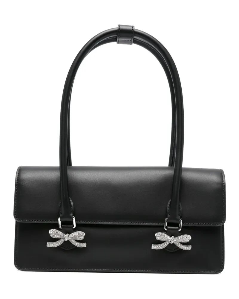Self-Portrait Handtasche mit Kristallschleife - Schwarz Schwarz