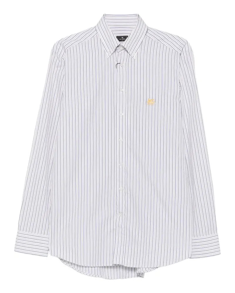 Etro striped button-down shirt - Weiß Weiß