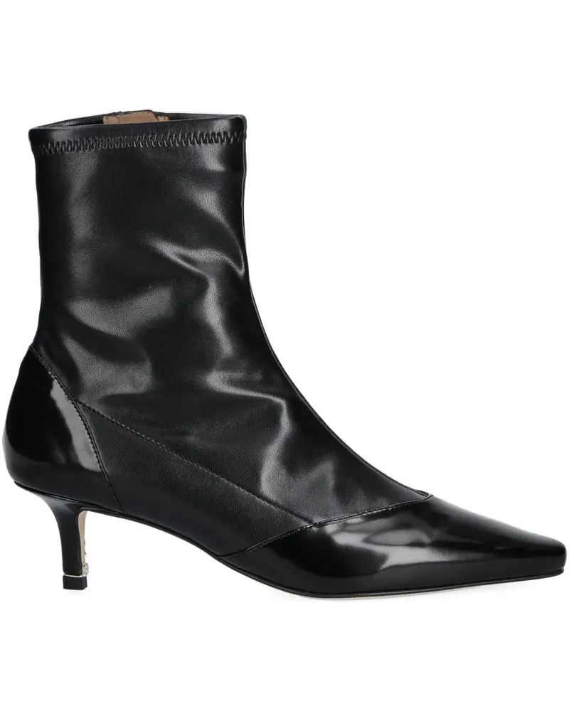 HUGO BOSS Stiefel mit spitzer Kappe 50mm - Schwarz Schwarz