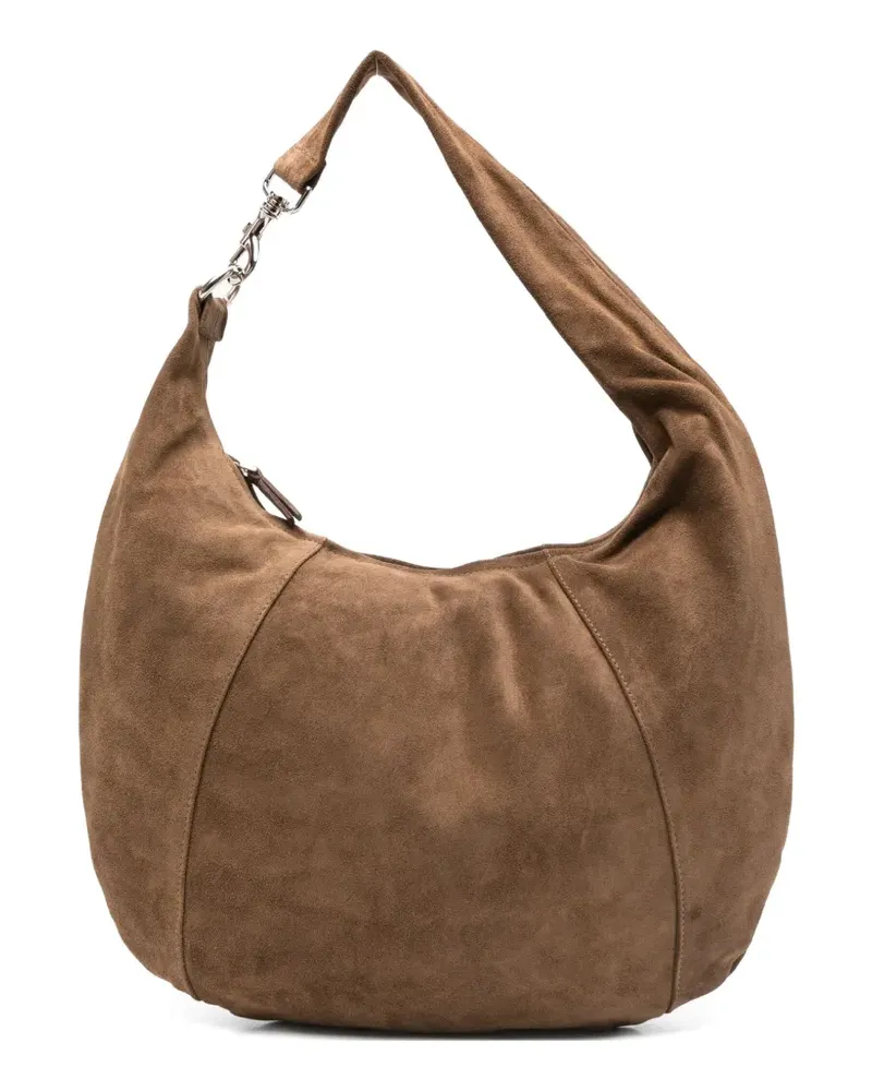 GIMAGUAS Paula Schultertasche aus Wildleder - Braun Braun