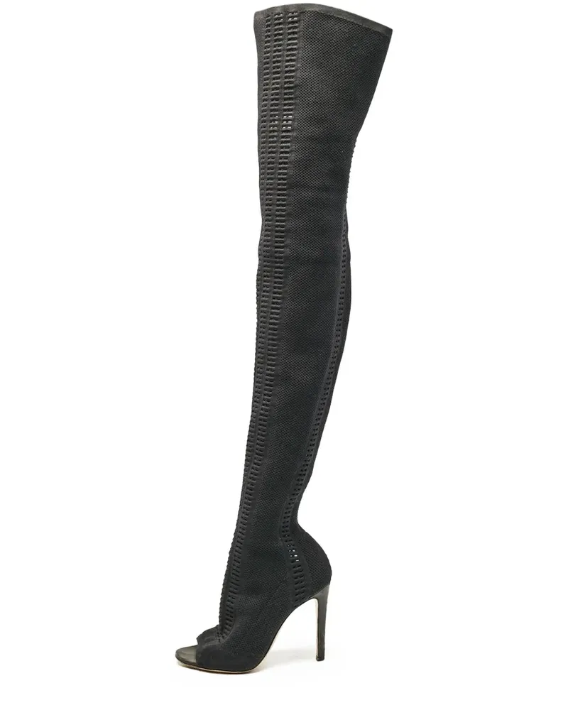 Gianvito Rossi Pre-owned Overknee-Stiefel 100mm - Schwarz Schwarz