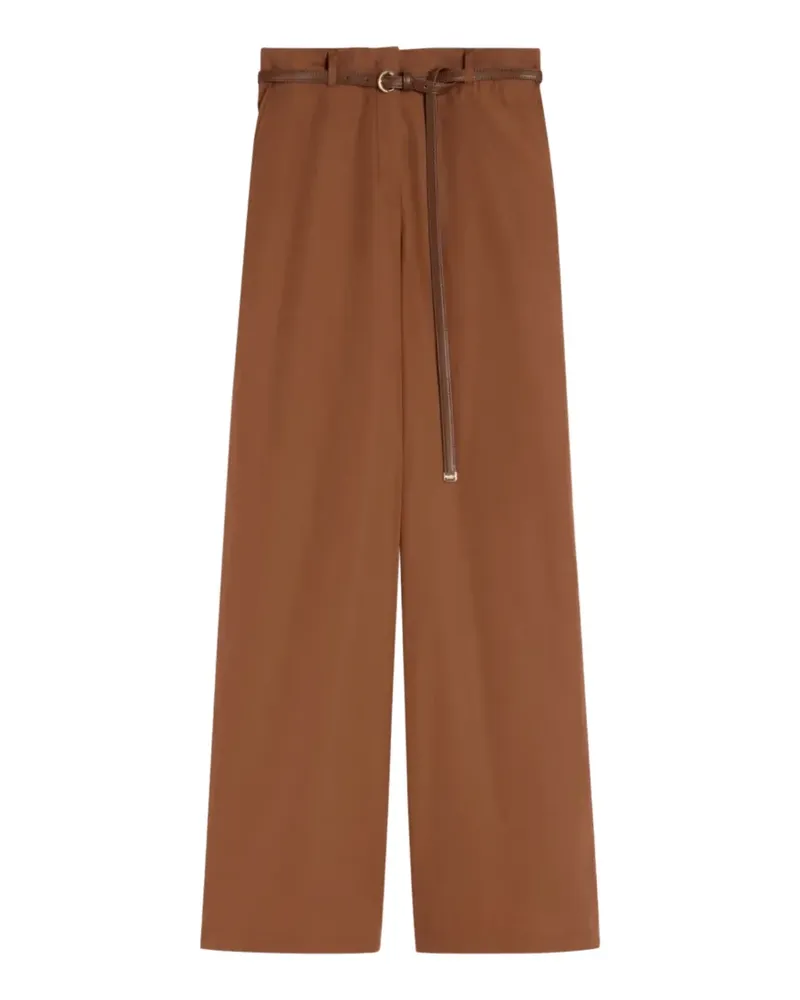 Max Mara belt trousers - Braun Braun