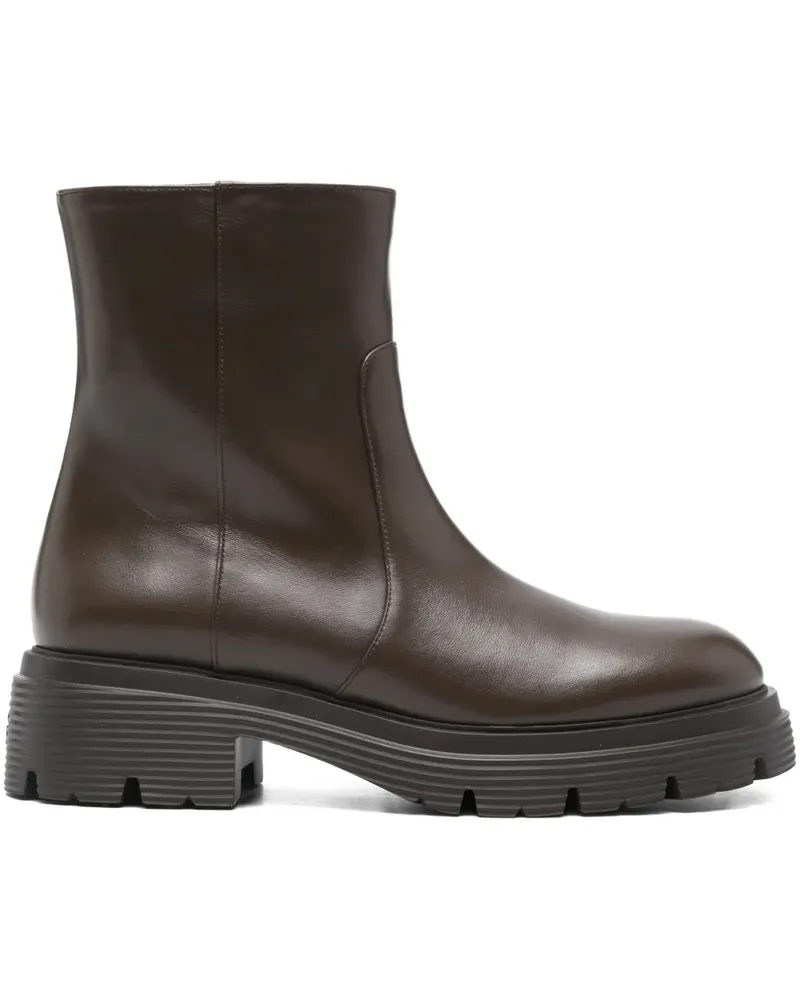 Stuart Weitzman Stiefel mit Reißverschlüssen - Braun Braun