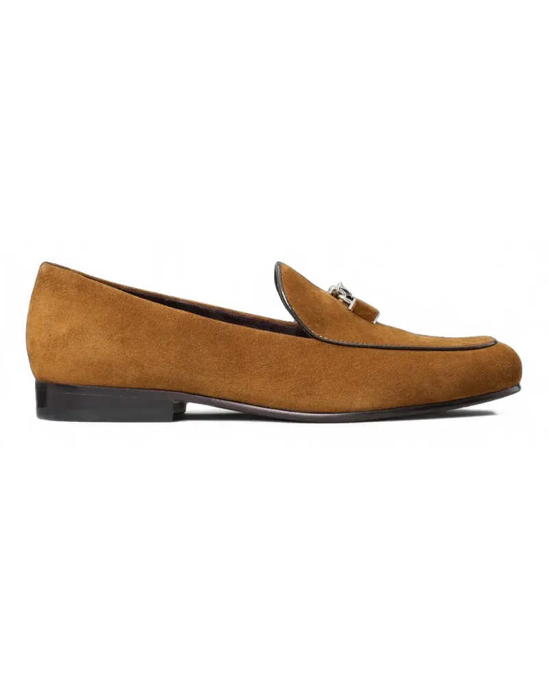 Tory Burch Gesmokte Lock Slipper - Braun Braun