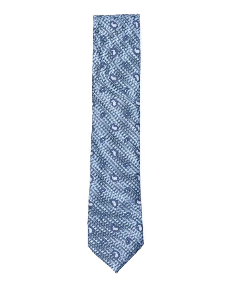 Ermenegildo Zegna Krawatte aus Seide - Blau Blau