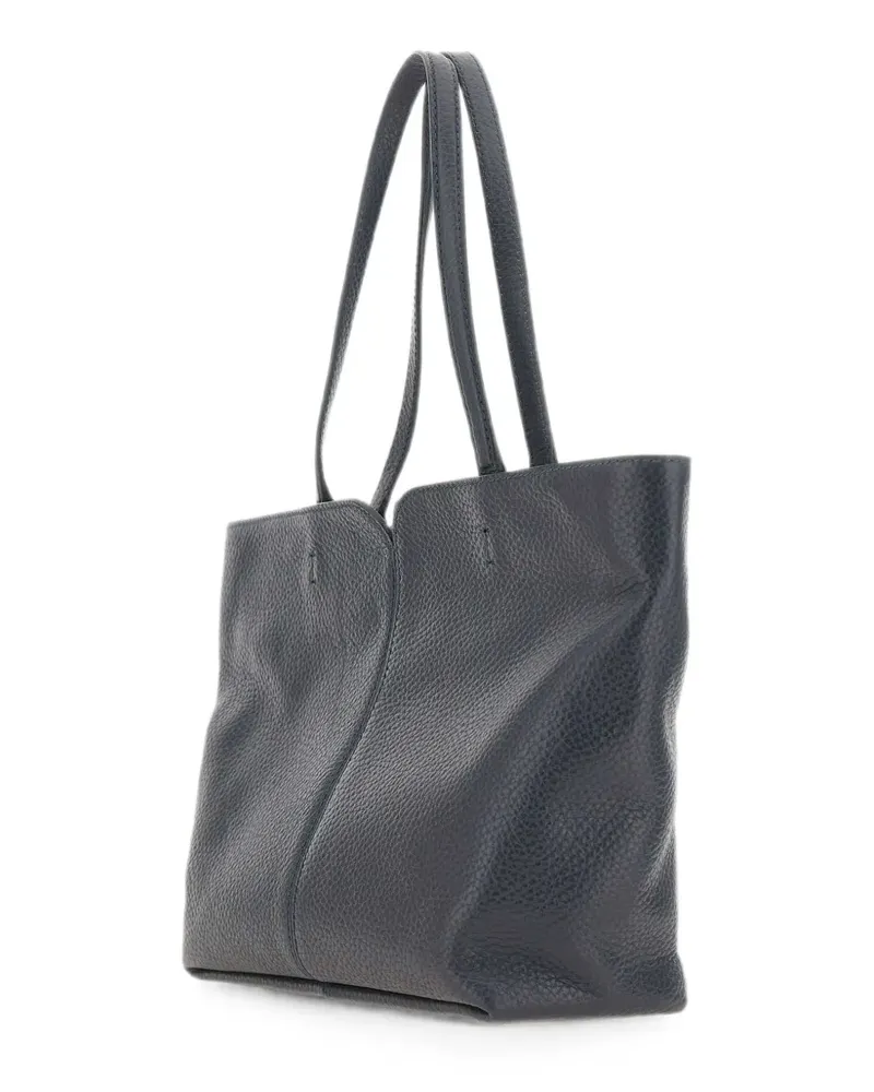 Gianni Chiarini large Sandra grained leather shoulder bag - Blau Blau