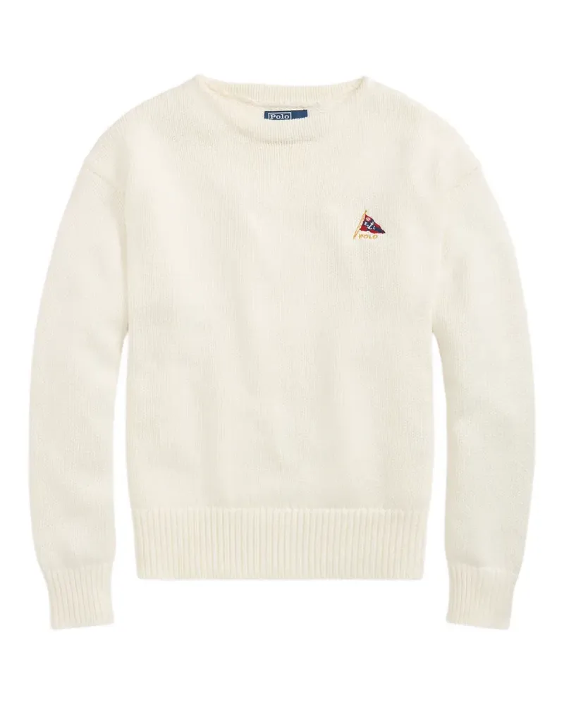 Ralph Lauren Pullover mit Logo-Stickerei - Nude Nude