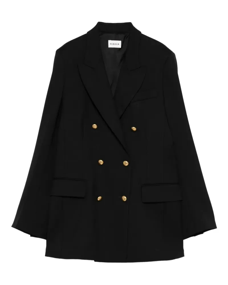 P.A.R.O.S.H. P.A.R.O H. double-breasted jacket - Schwarz Schwarz
