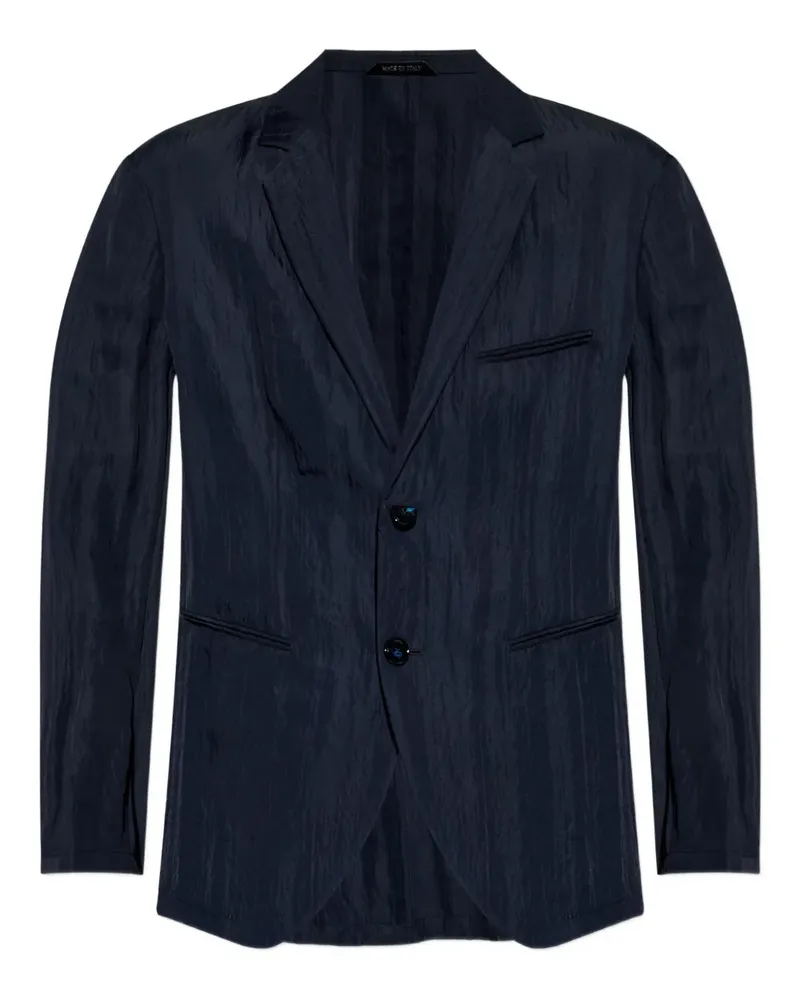 Giorgio Armani Geknöpftes Sakko - Blau Blau