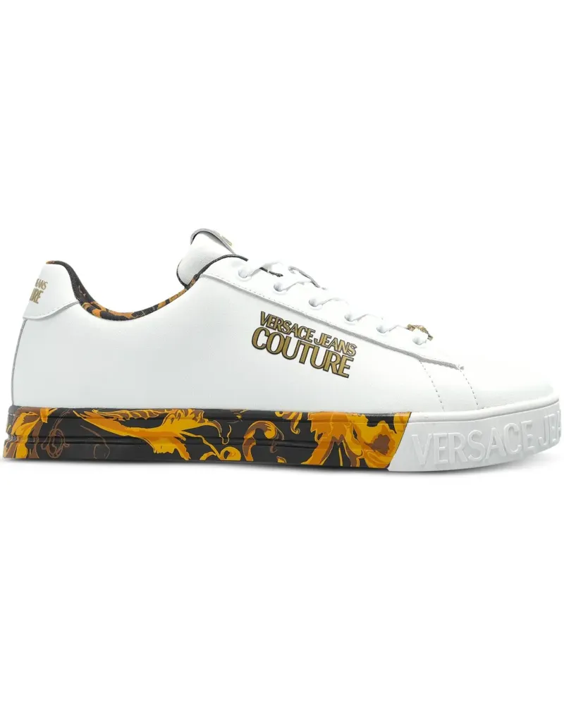 Versace Jeans Sneakers mit Logo-Detail - Weiß Weiß