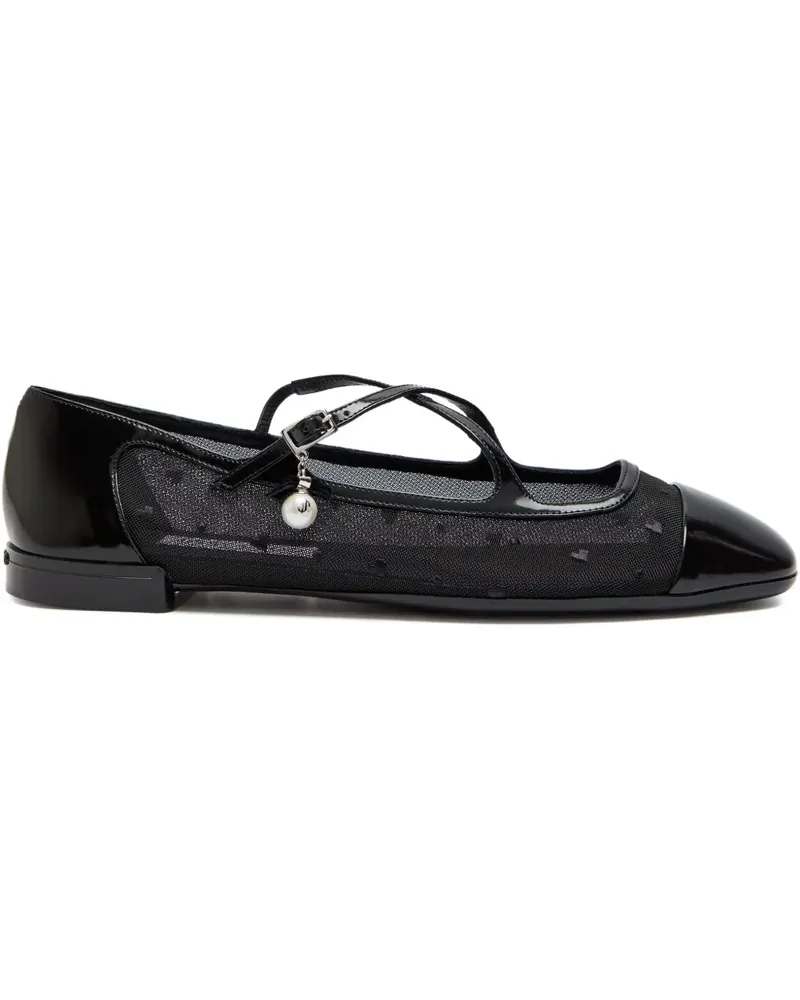 Jimmy Choo Eleri ballerina ballet flats - Schwarz Schwarz