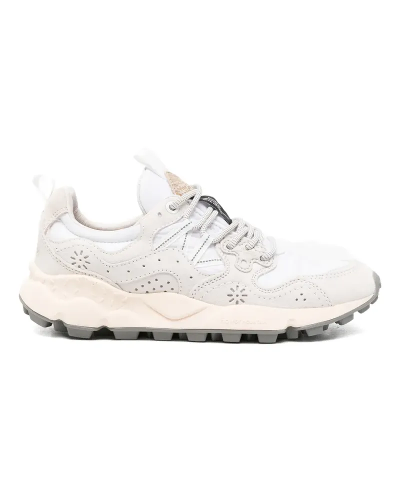 Flower MOUNTAIN Yamano 3 UNI laced-up sneakers - Weiß Weiß