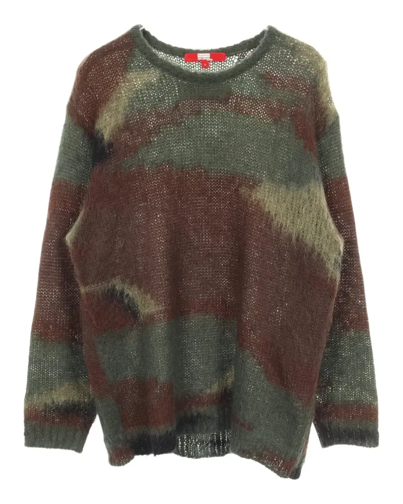 Supreme Being 2010s camouflage-print sweater - Grün Grün