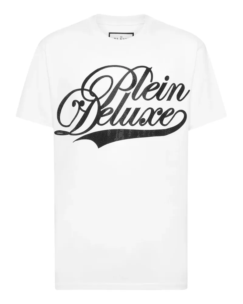 Philipp Plein T-Shirt mit Strass - Weiß Weiß