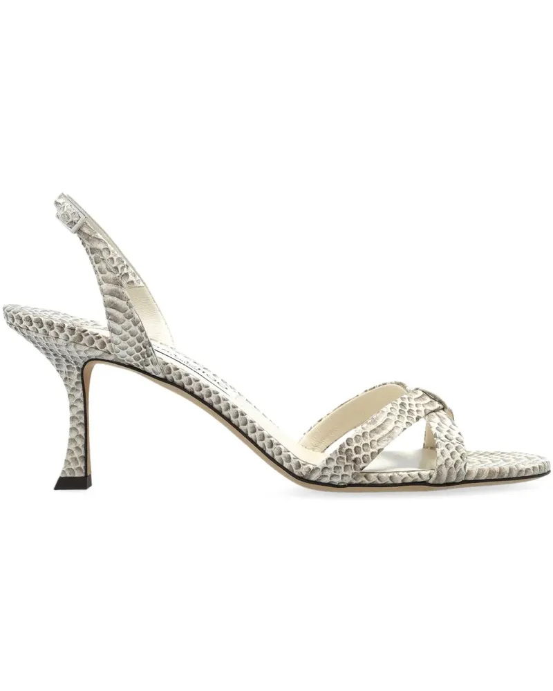 Jimmy Choo Elsy Sandalen 70mm - Nude Nude