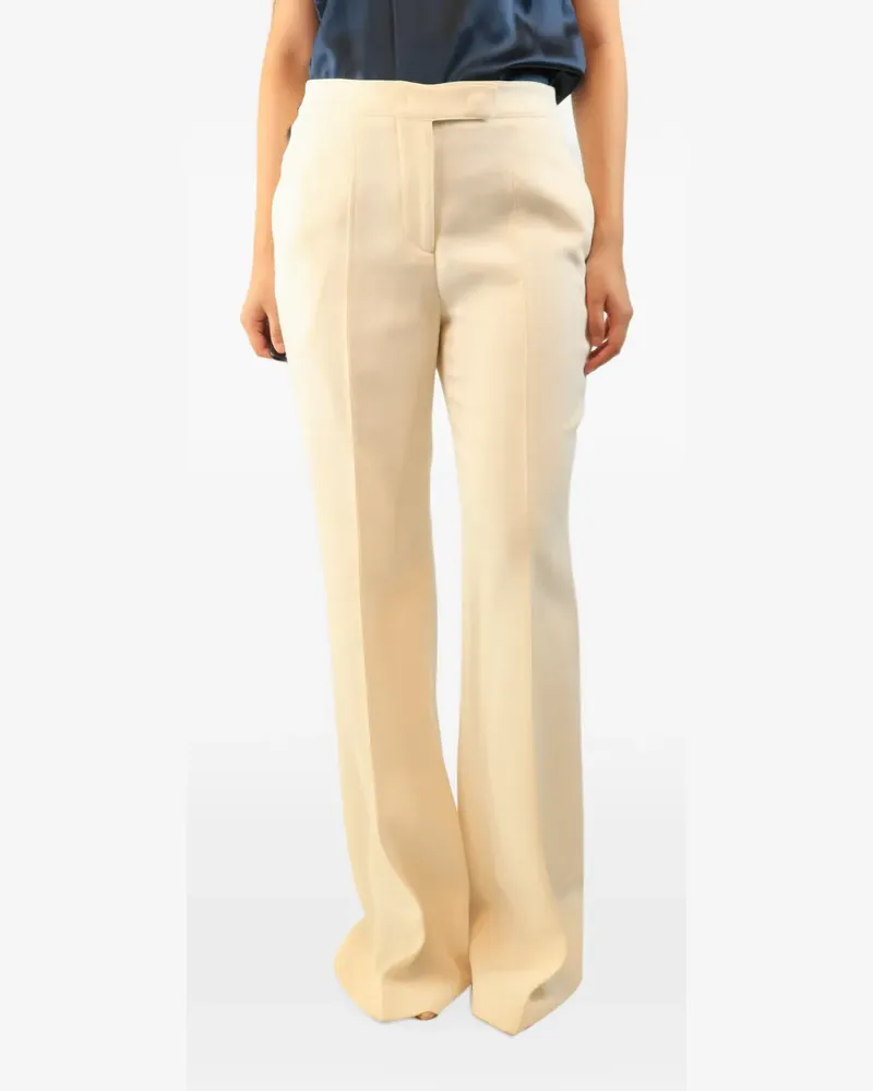 Gabriela Hearst crepe tailored trousers - Nude Nude