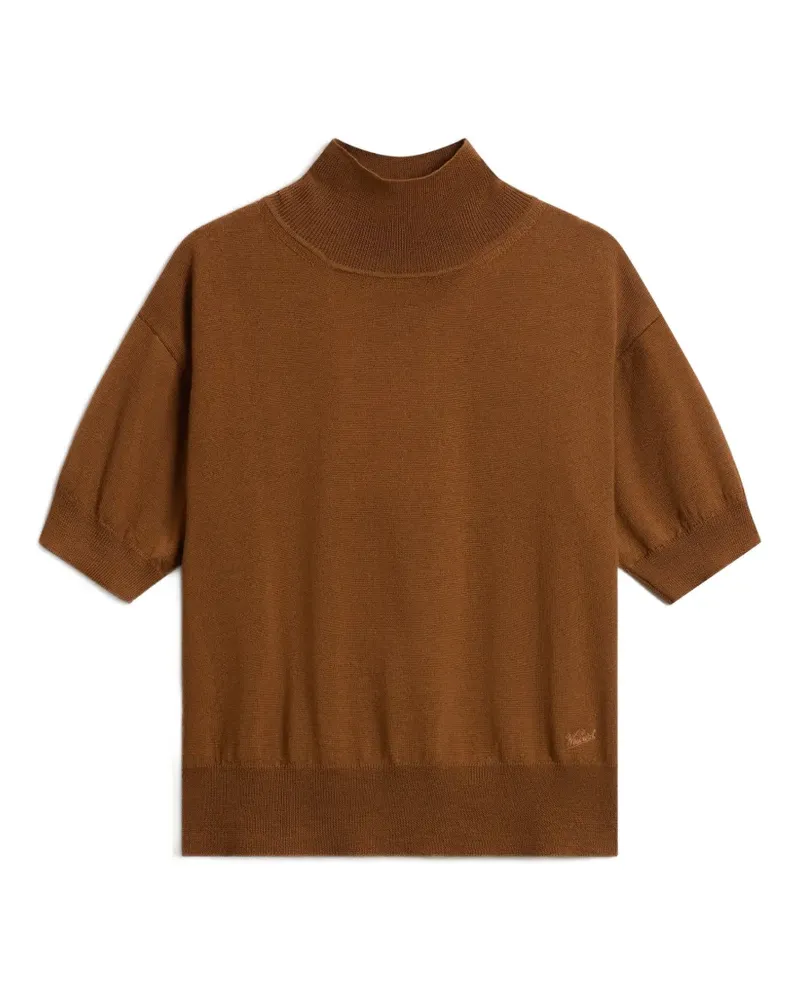 Woolrich high-neck short-sleeve sweater - Braun Braun