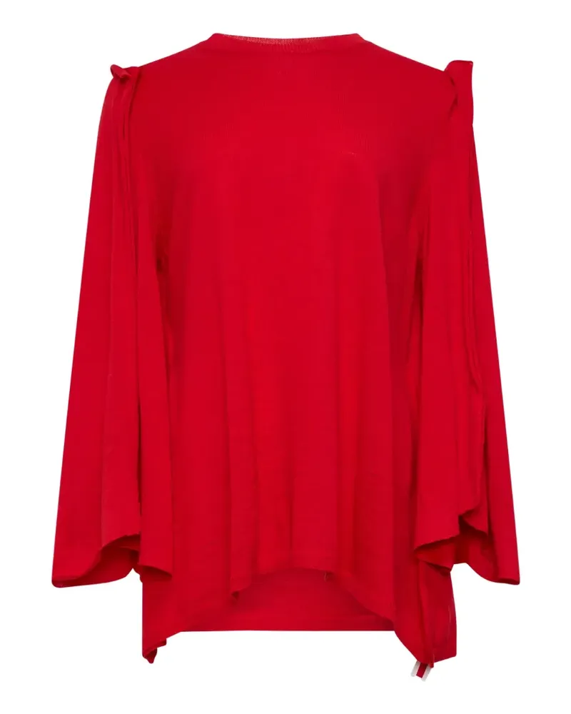 Comme des Garçons Pullover mit Seitenschlitz - Rot Rot