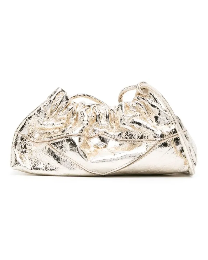 ba&sh Klassische Schultertasche - Gold Gold