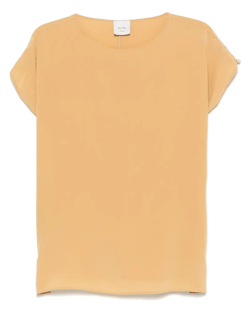 ALYSI Bluse aus Seide - Gelb Gelb