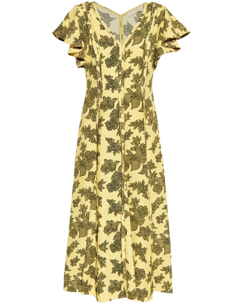Ulla Johnson Evette Maxikleid - Gelb Gelb