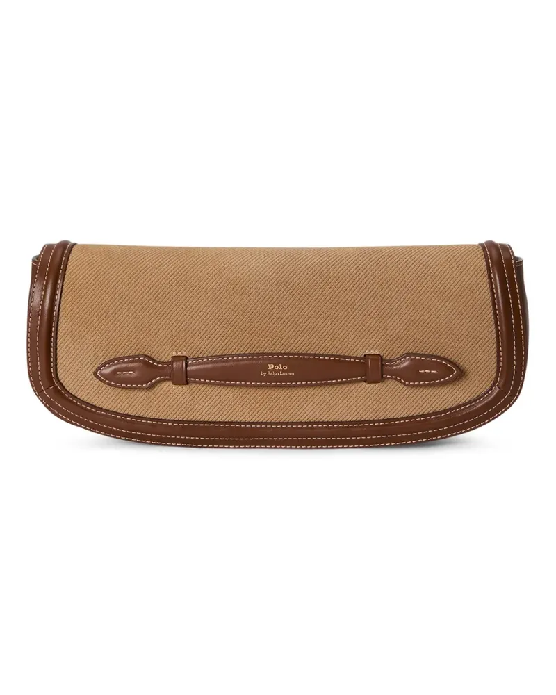 Ralph Lauren Mittelgroße Bellport Clutch mit langer Klappe - Braun Braun