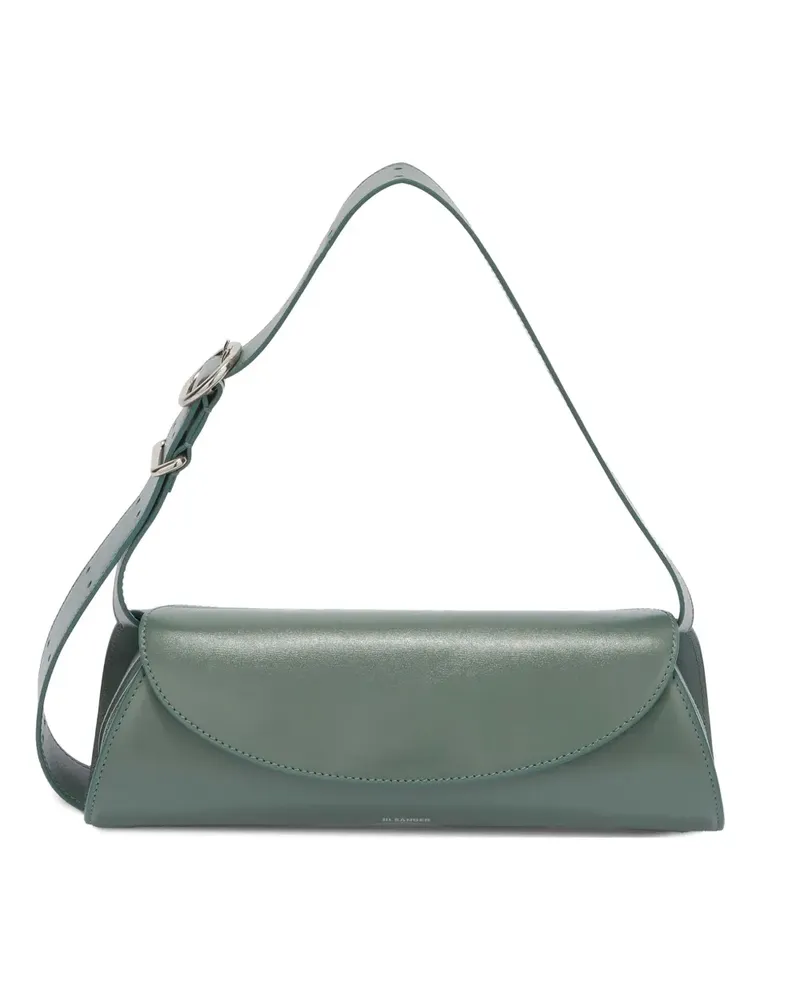 Jil Sander Kleine Cannolo Schultertasche - Grün Grün