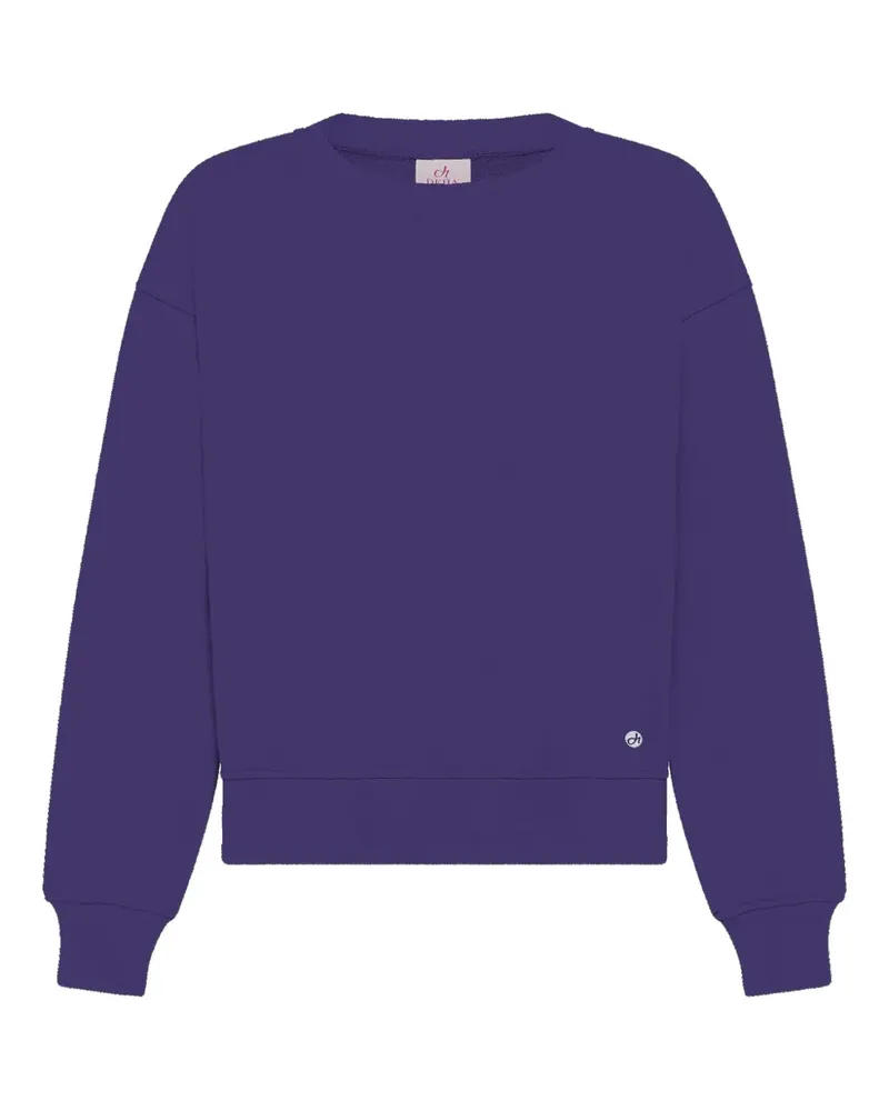 Deha crew-neck sweatshirt - Violett Violett