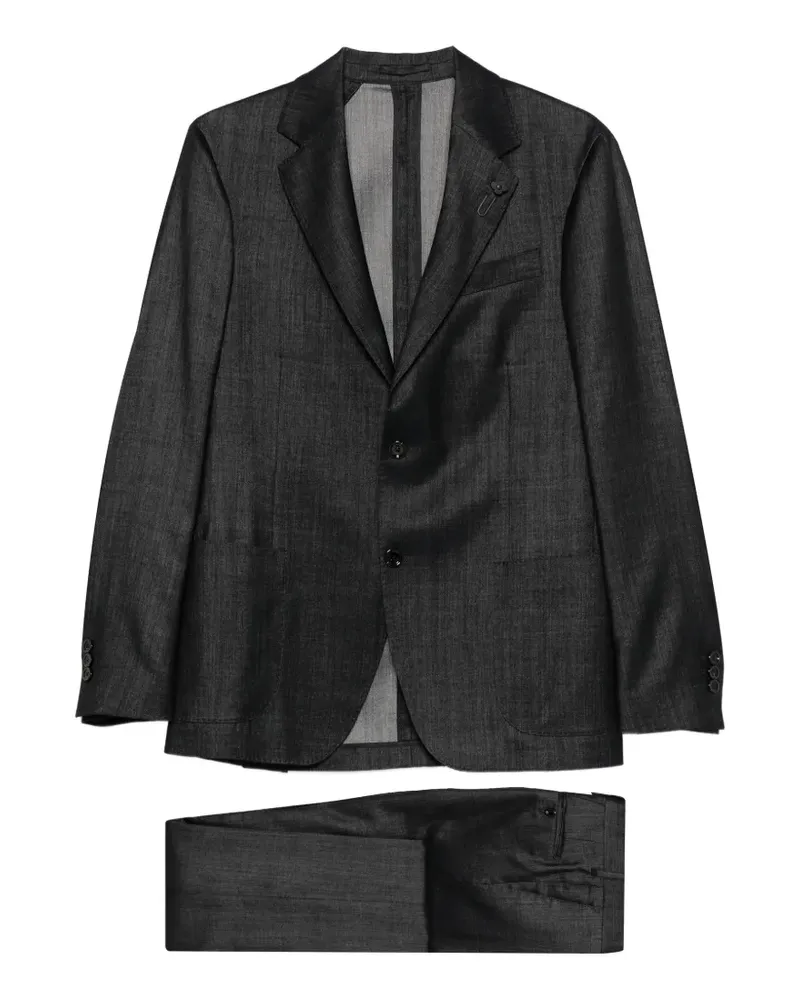 LARDINI Einreihiger Anzug - Blau Blau