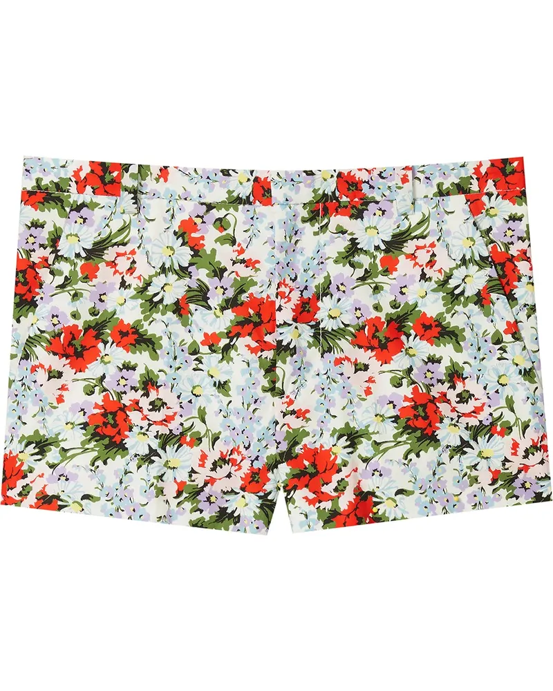 Marc Jacobs The Short Shorts mit Blumen-Print - Blau Blau