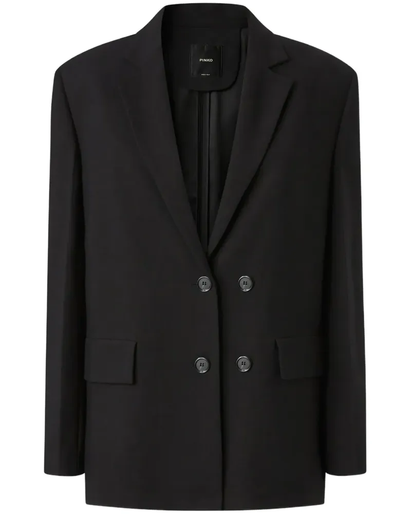Pinko Doppelreihiger Blazer - Schwarz Schwarz