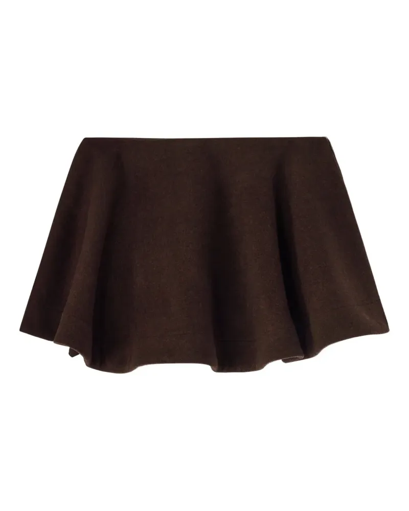 Ganni ausgestellter Rock - Braun Braun