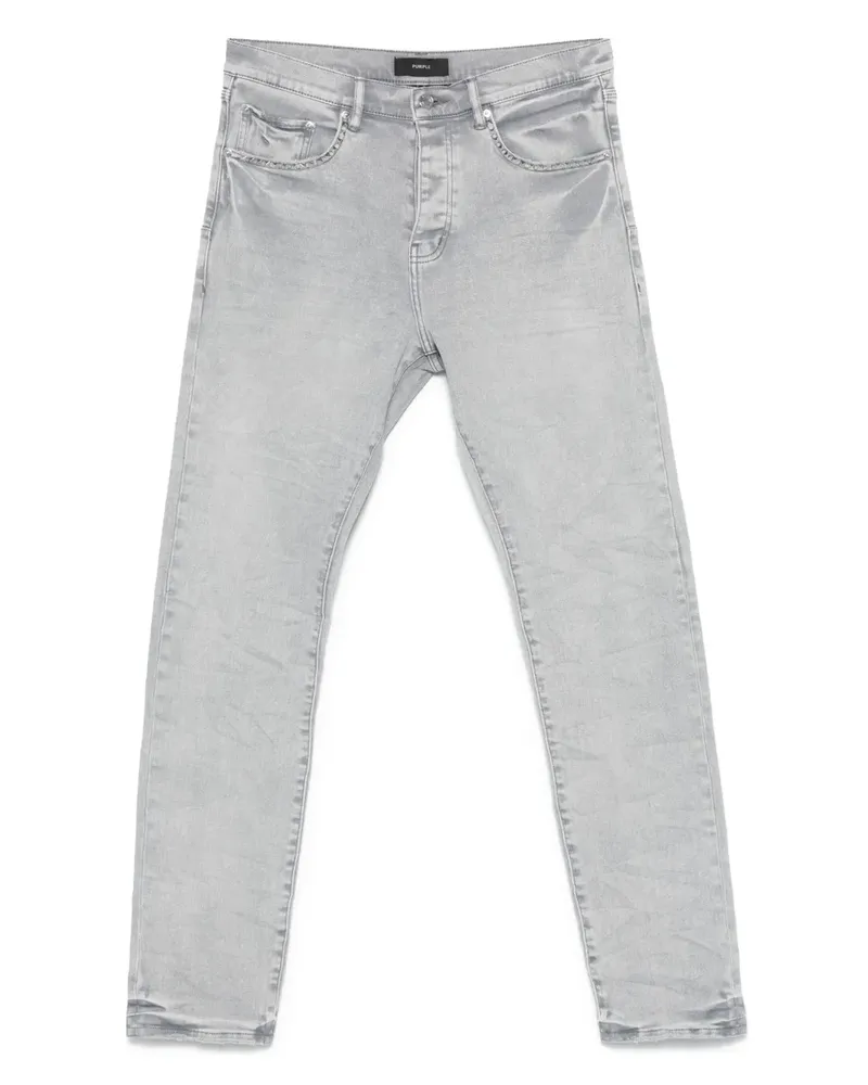 PURPLE BRAND Jeans aus Baumwollstretch - Grau Grau