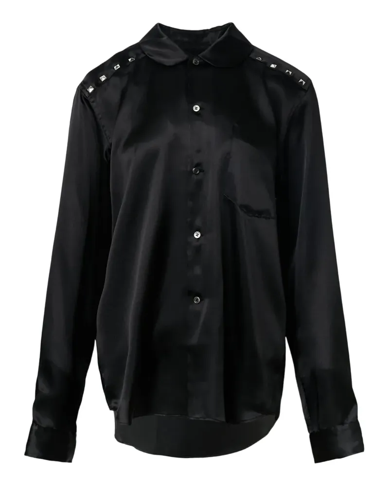 Comme des Garçons studs long-sleeve shirt - Schwarz Schwarz