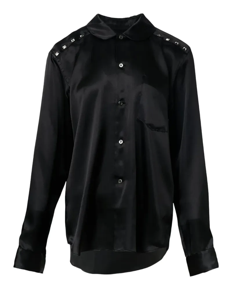 Comme des Garçons studs long-sleeve shirt - Schwarz Schwarz