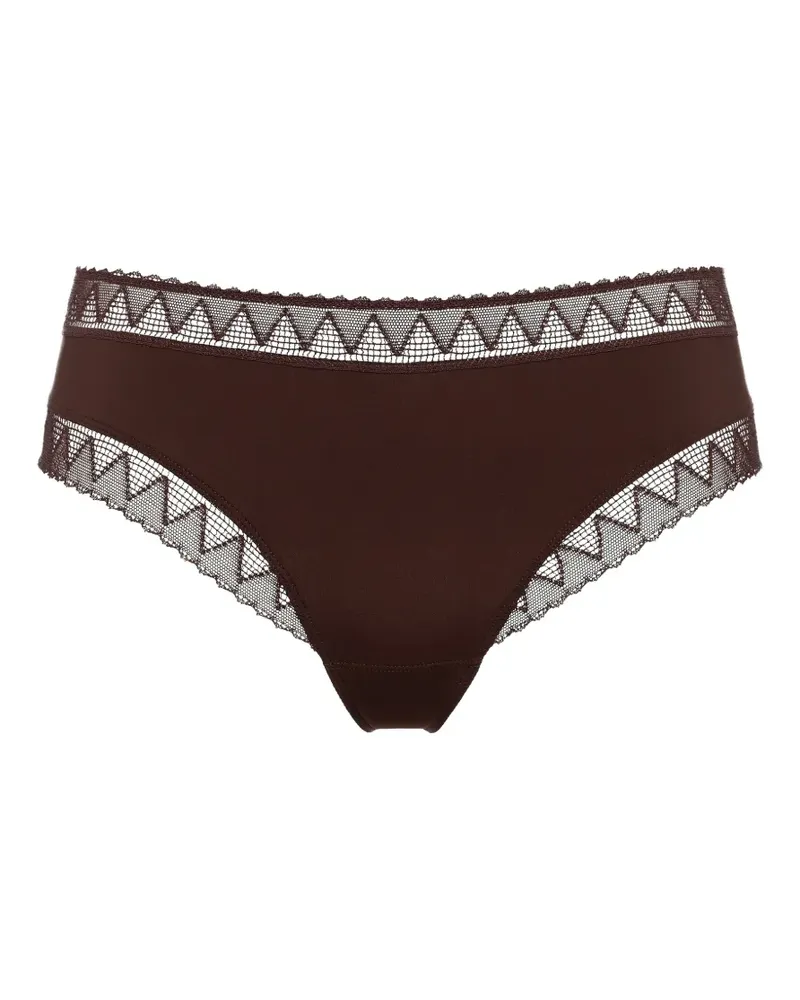 Eres Softly Slip mit Spitzenbesatz - Braun Braun