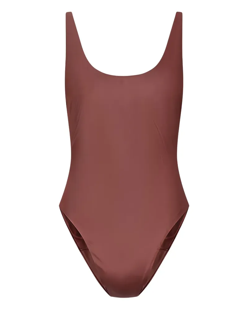 Magda Butrym Badeanzug mit U-Ausschnitt - Braun Braun