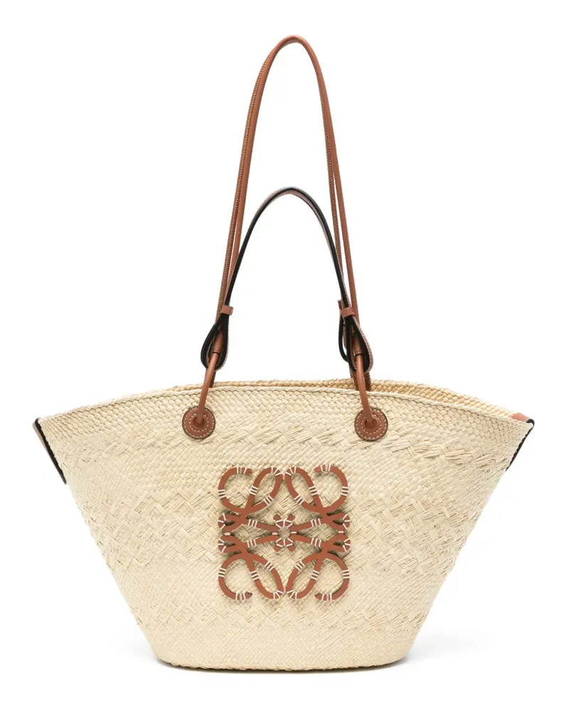 Loewe Mittelgroße Anagram Tote Bag - Nude Nude