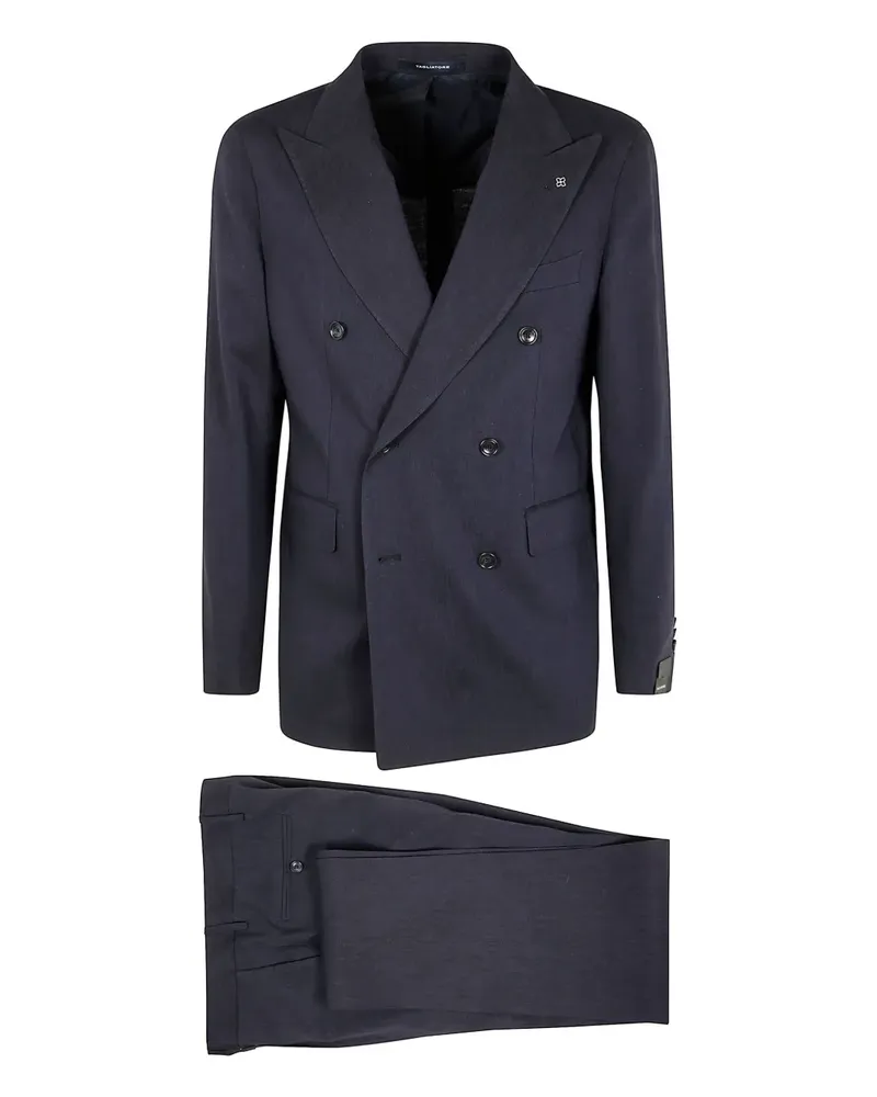 Tagliatore Doppelreihiger Anzug - Blau Blau