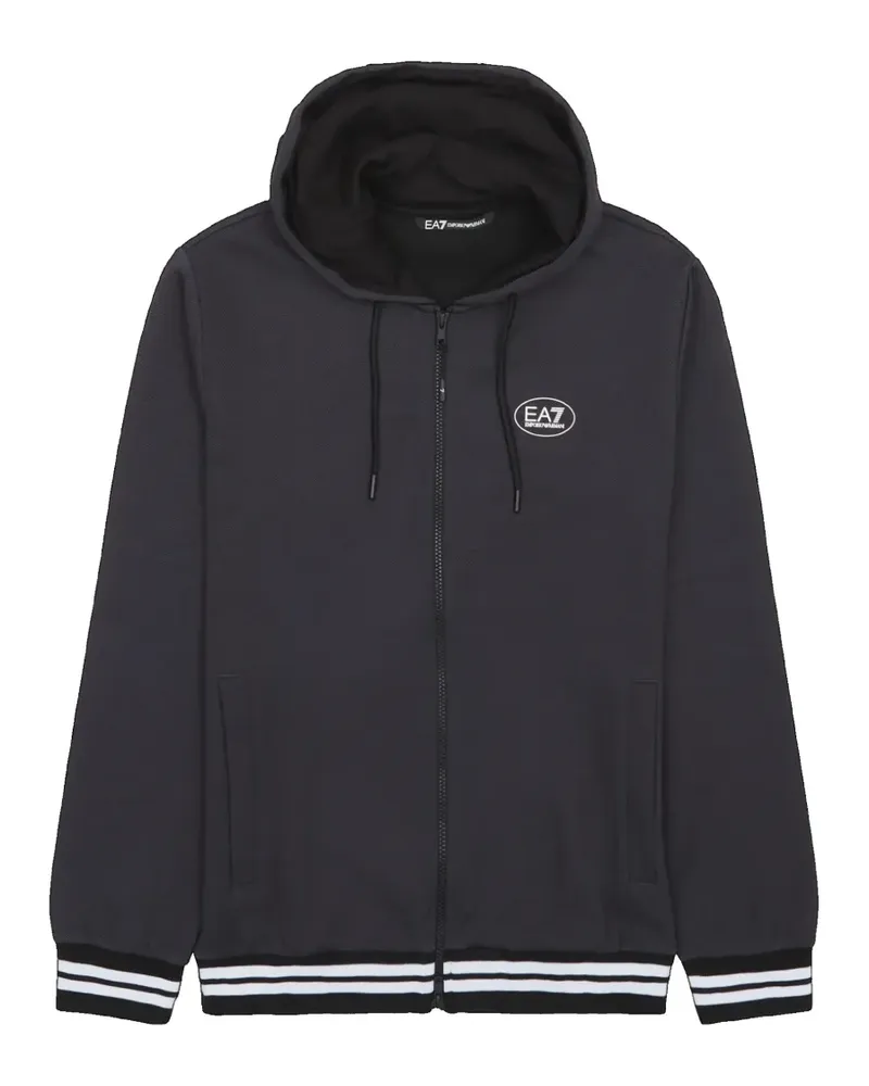 EA7 zip-up hoodie - Schwarz Schwarz