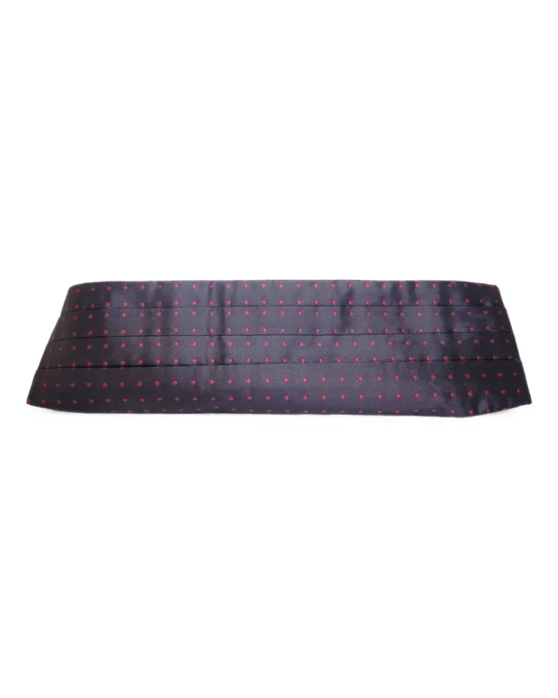 Dolce & Gabbana Kummerbund mit Polka Dots - Schwarz Schwarz