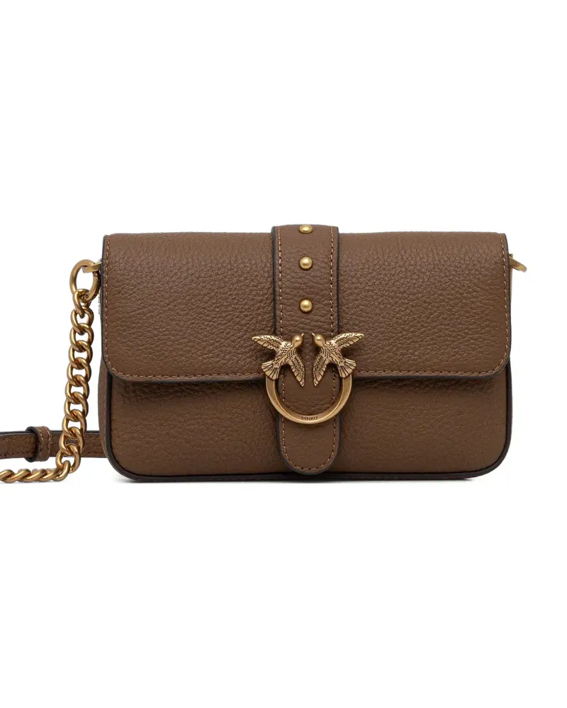 Pinko Love Satchel-Tasche - Braun Braun