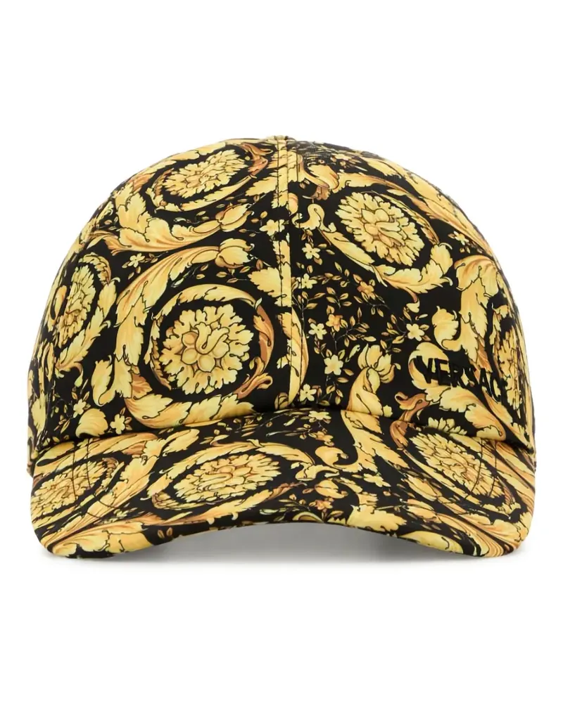 Versace Baseballkappe mit Barocco-Print - Schwarz Schwarz
